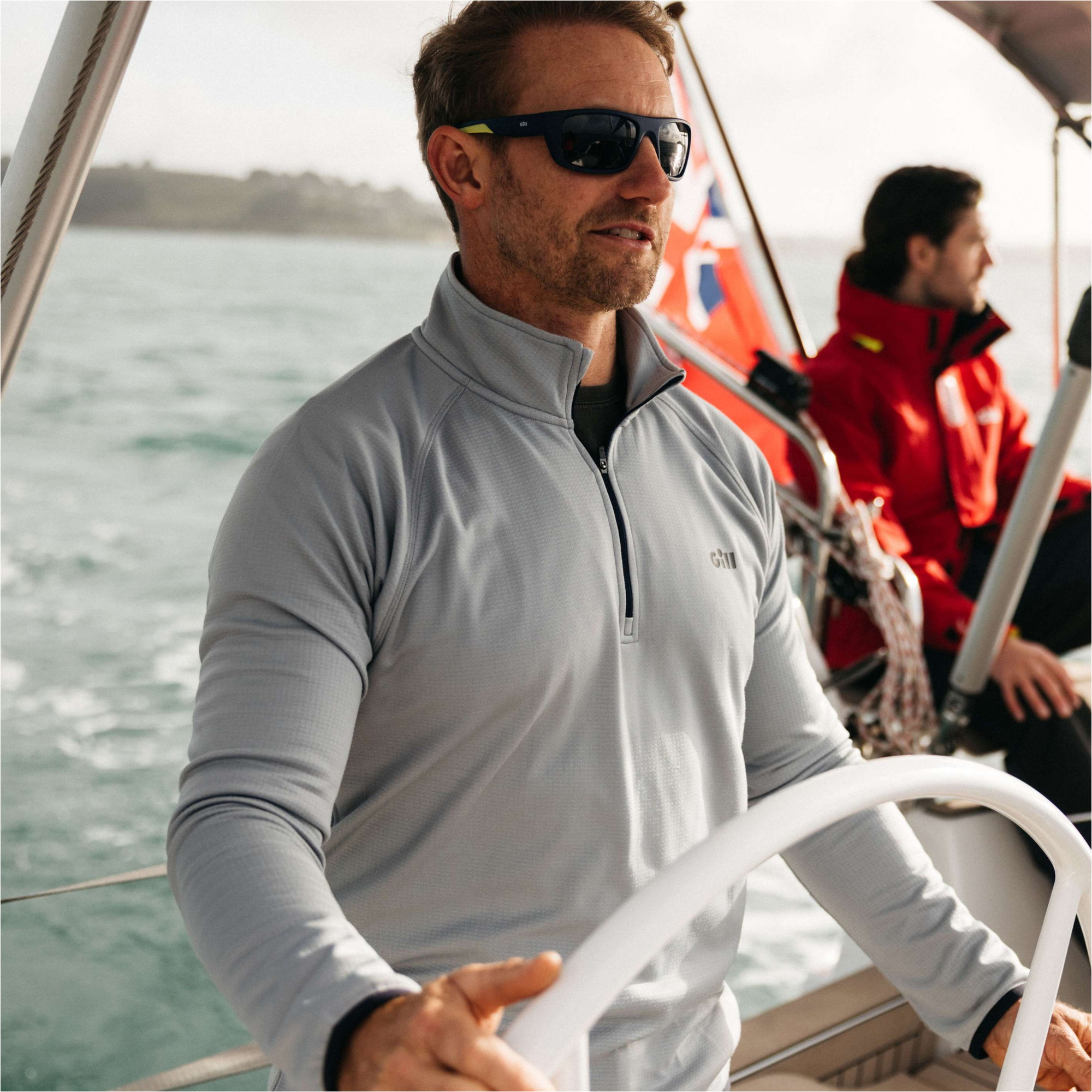 2026 Gill Mens Drift Zip Fleece 1501 - Quarry